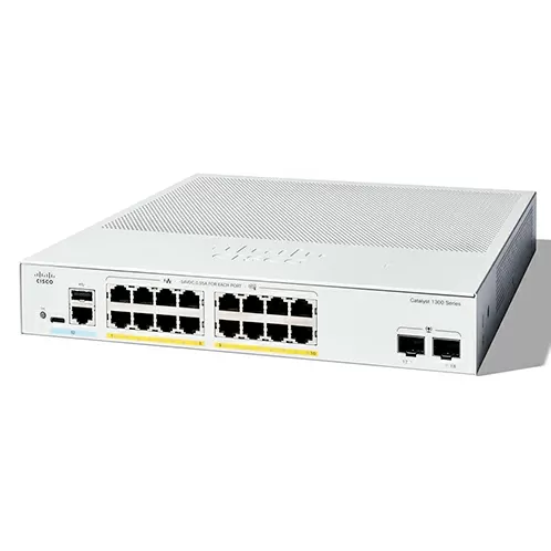 Коммутатор Cisco Catalyst C1300-16FP-2G