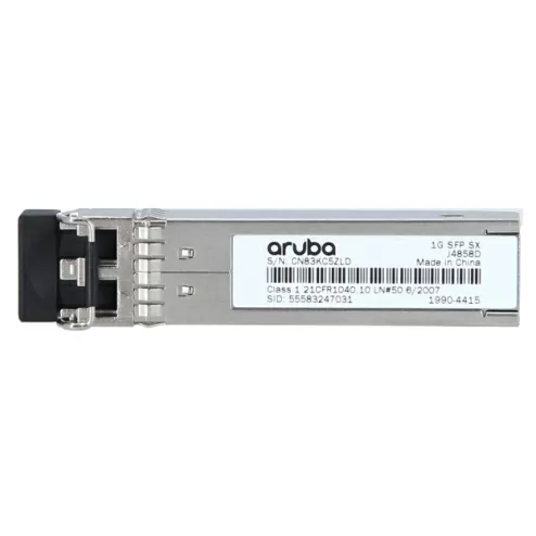Трансивер HPE  Aruba 1G SFP LC SX 500m MMF XCVR. J4858D