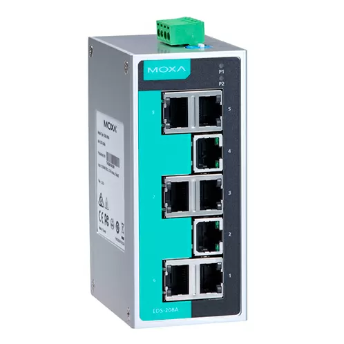 Коммутатор MOXA EDS-208A-T
