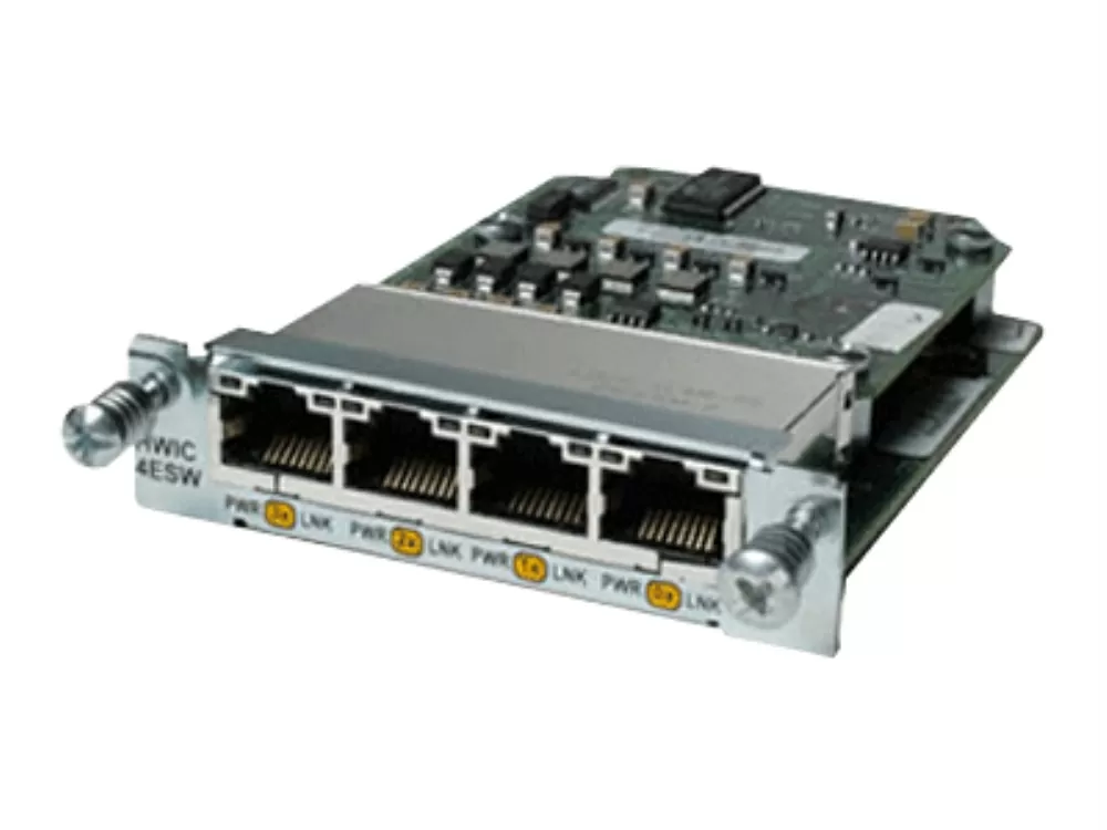 Модуль Cisco HWIC-4ESW-POE USED