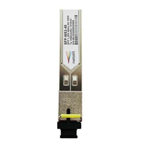 Модуль NETELIT, SFP 1.25G WDM до 40км, Tx 1550нм/Rx 1310нм, SC, DDM