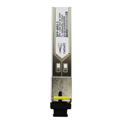 Модуль NETELIT, SFP 1.25G WDM до 3км, Tx 1550нм/Rx 1310нм, SC, DDM