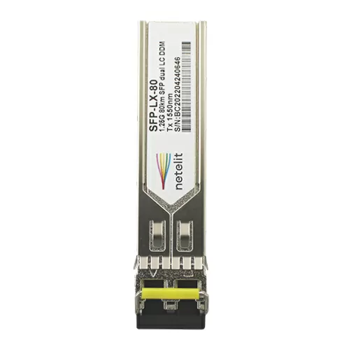 Модуль NETELIT, SFP 1.25G до 80км, Tx 1550нм, LC, DDM