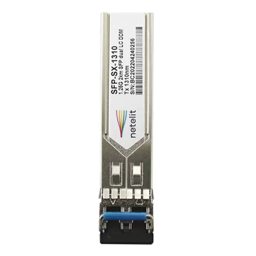 Модуль NETELIT, SFP 1.25G до 2км, Tx 1310нм, MM, LC, DDM