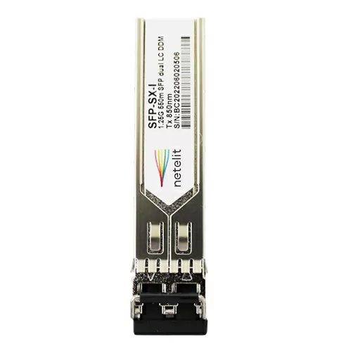 Модуль NETELIT, SFP 1.25G до 550м, Tx 850нм, LC, DDM, индустриальный