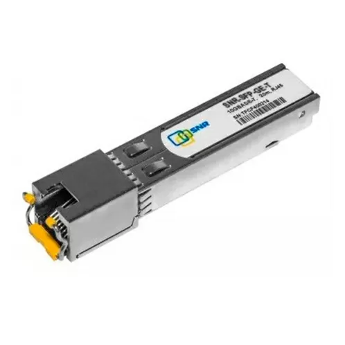 Модуль SNR SFP 1000BASE-T с интерфейсом RJ45, (Cisco ASR) до 100м, SNR-SFP-GE-T
