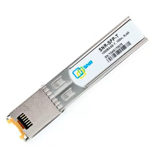 Модуль SNR SFP с интерфейсом RJ45, до 100м, SNR-SFP-T
