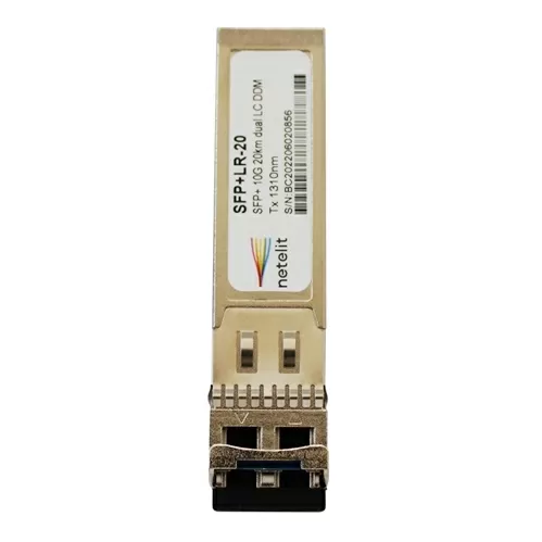 Модуль NETELIT, SFP+ 10G до 20км, Tx 1310нм, LC, DDM