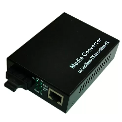 Медиаконвертер 10/100/1000-Base-T-100/1000Base-FX, Tx/Rx: 1310/1550нм, поддержка LFP (DIP), БП AC,DC