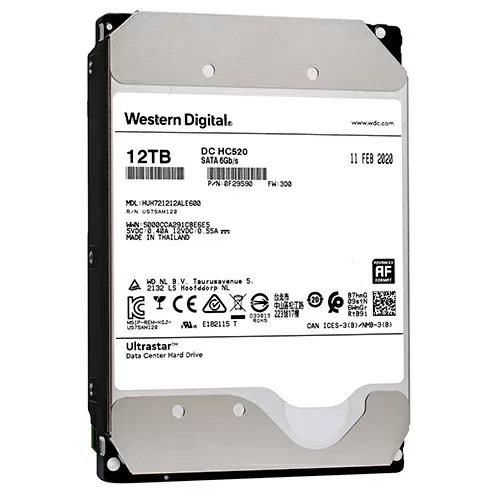 Жесткий диск HGST 12Tb 7200 SATAIII 3,5", HUH721212ALE600