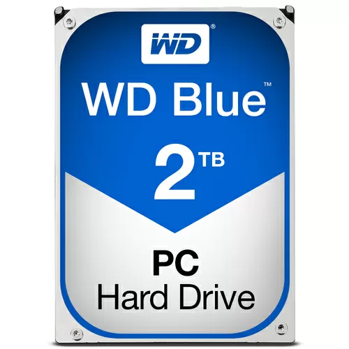 Жесткий диск Western Digital Blue 2Tb 6Gb 5,4K 64Mb SATA 3.5", WD20EZRZ