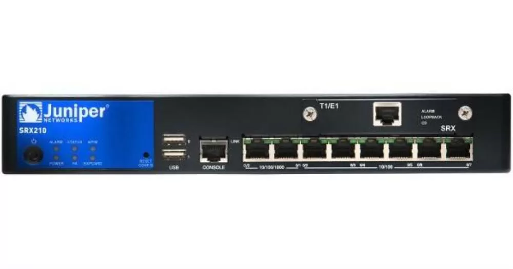 Шлюз безопасности Juniper SRX210BE, SRX210BE