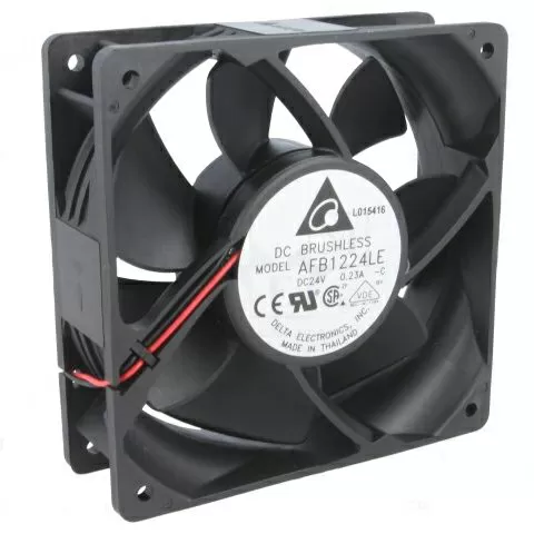 Вентилятор Delta Electronics DC, 24V, 120x38mm, 0.5А, AFB1224SHE
