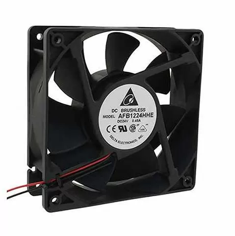 Вентилятор Delta Electronics DC, 24V, 120x38mm, 0.3А, AFB1224HHE