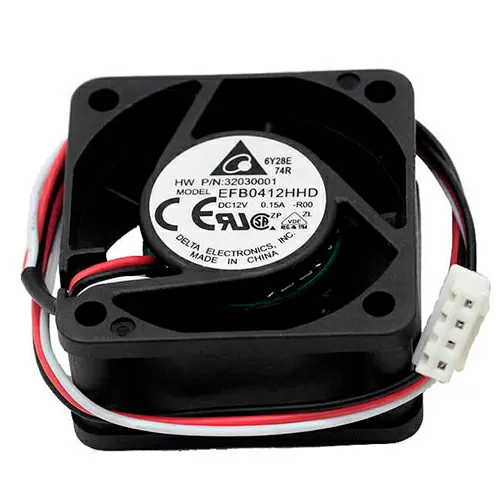 Вентилятор Delta Electronics DC, 12V, 40x20mm, 0.1А, EFB0412HHD