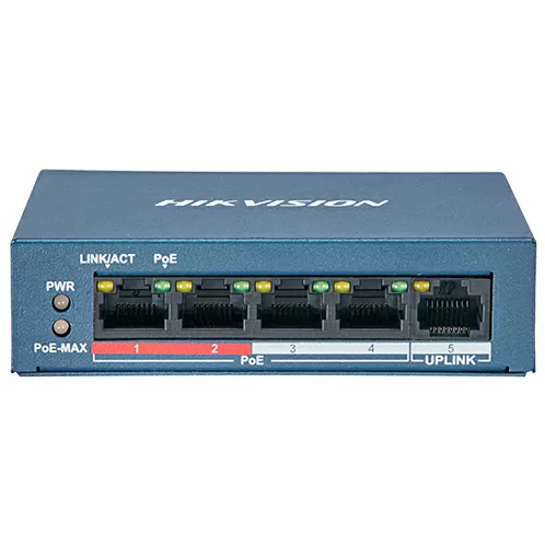 Коммутатор Hikvision DS-3E0505P-E