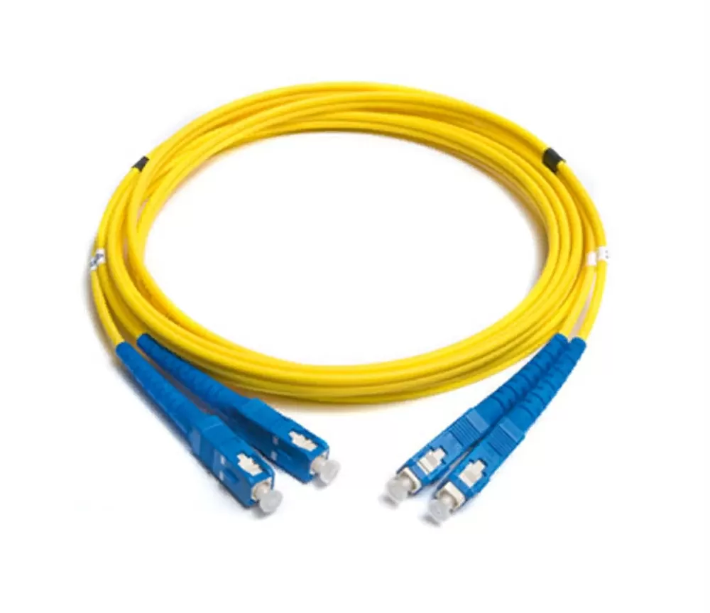 Патчкорд оптический SC/UPC, SM, Duplex, 2 метра, LSZH 3мм