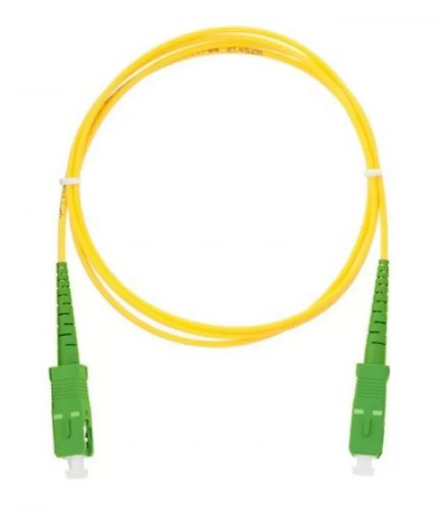 Патчкорд оптический SC/APC, SM, Duplex, 2 метр, LSZH 3мм