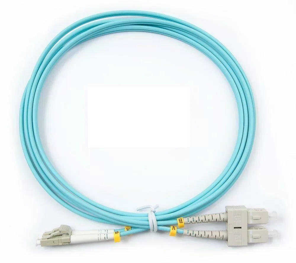 Патчкорд оптический LC/UPC-SC/UPC, МM (OM3), Duplex, 3 метра, LSZH 3мм